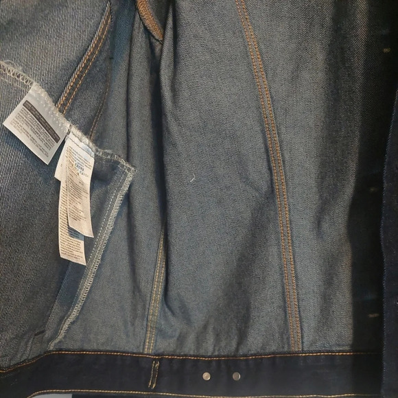 Levi's Trucker Jean Jacket in Indigo Blue Mens XXL New Classic Streetwear - Picture 8 of 9